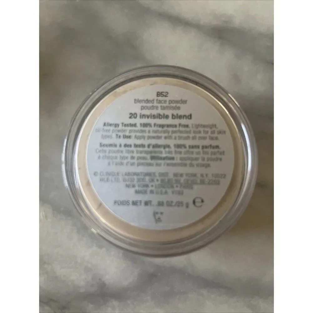 Clinique Blended Face Powder 20 Invisible Blend 25g NEW Full Size New
